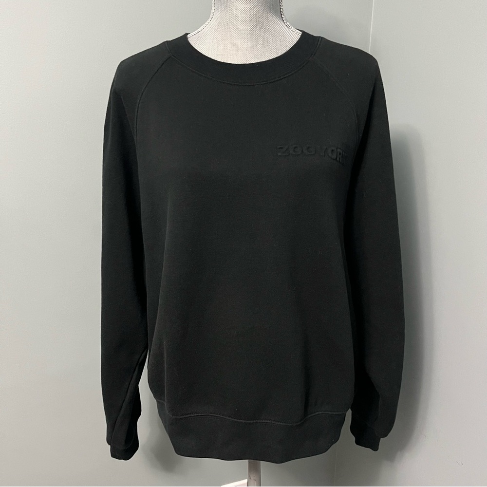 ZOO YORK Black pullover long sleeve sweatshirt women’s size small